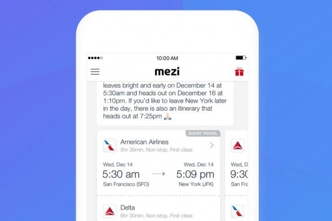 American Express gobe le chatbot de voyage d’affaires Mezi