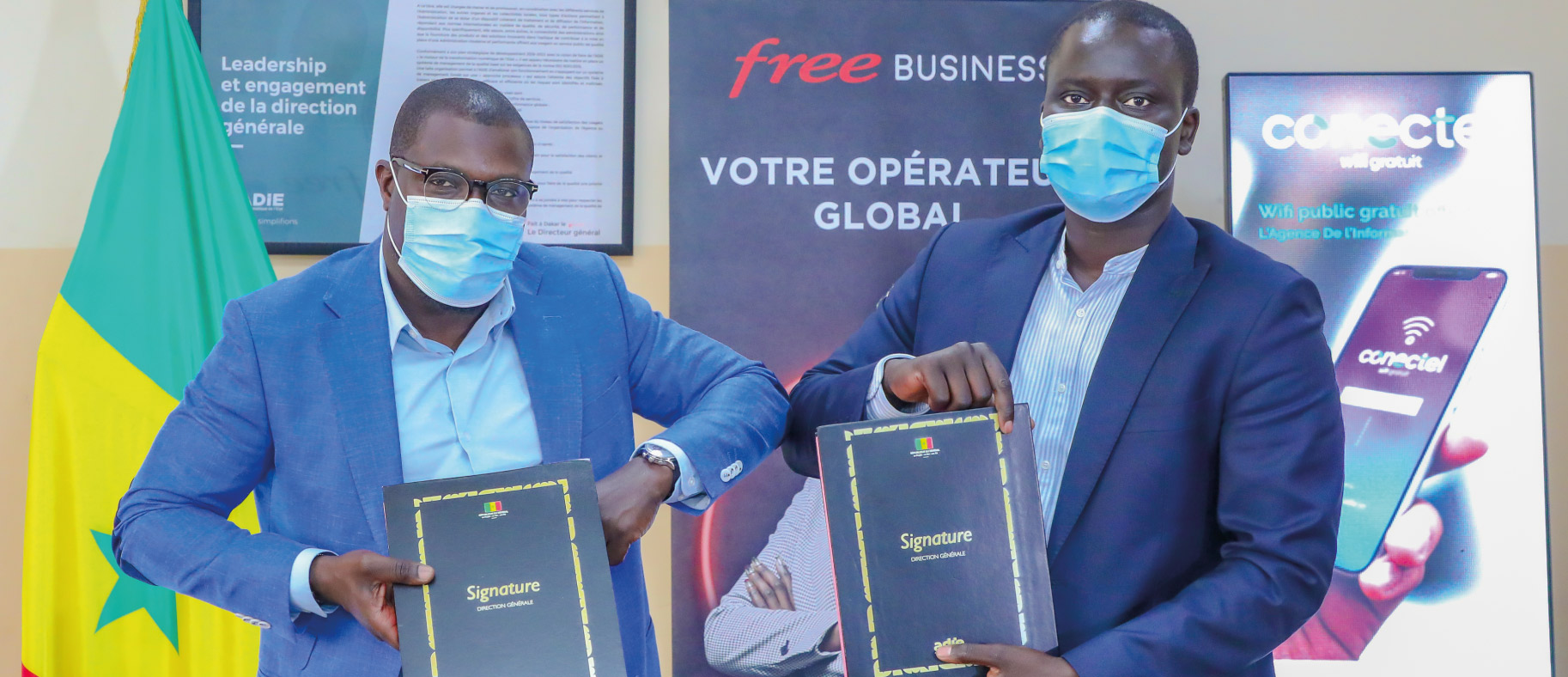 Smart Sénégal : Partenariat entre l’ADIE et Free pour connecter des places publiques en haut débit