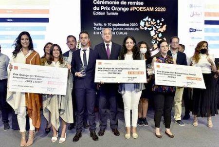Orange Tunisie: les 3 lauréats 2020 du Prix Orange de l’Entrepreneur Social connus